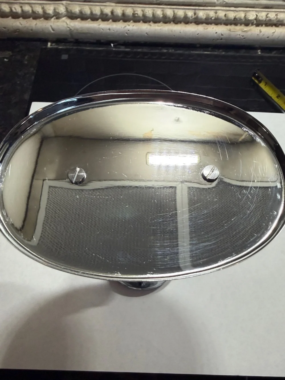 Pottery Barn‎ Reindeer Pedestal Soap Holder Tray Metal